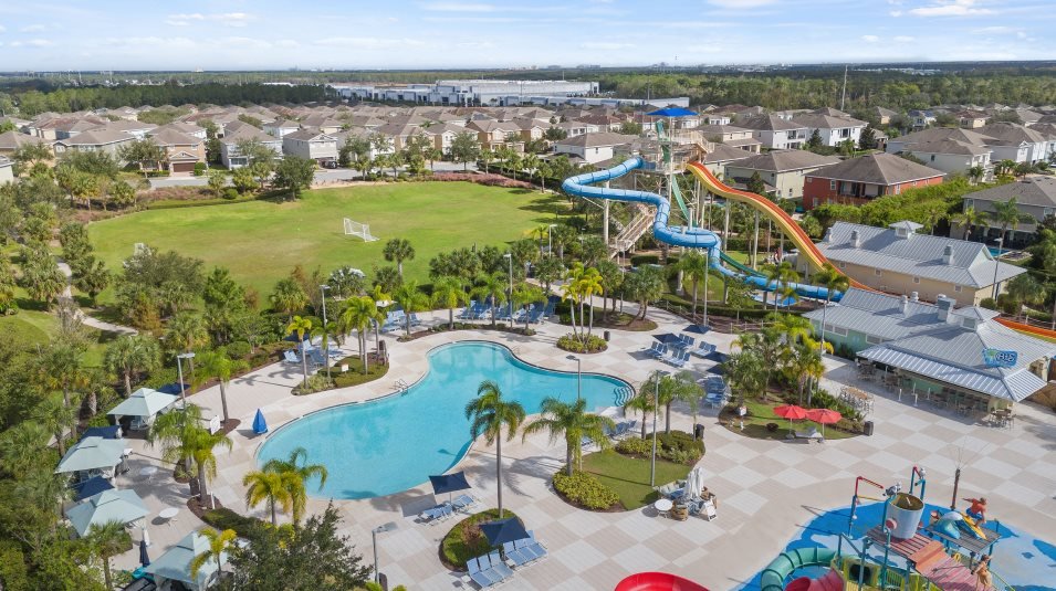 Reunion Village complexo aquático completo.