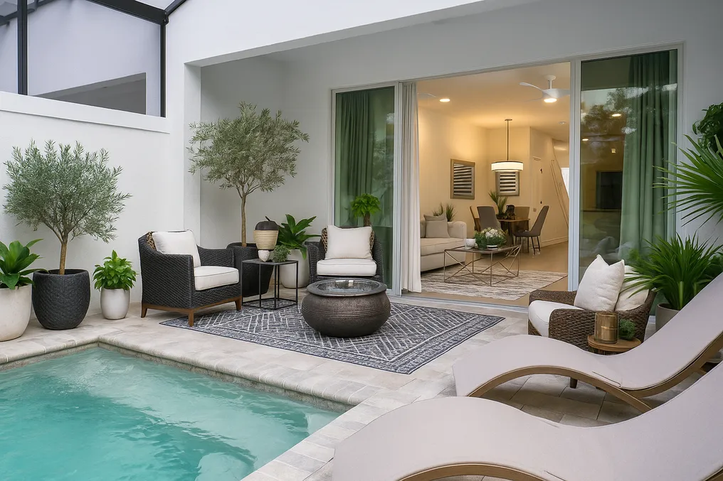 Vacation Homes em Orlando com preços acessíveis no condomínio Tranquility.